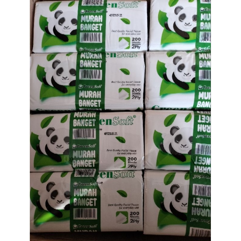 Tisu Green Soft 200 sheet X 2 pcs