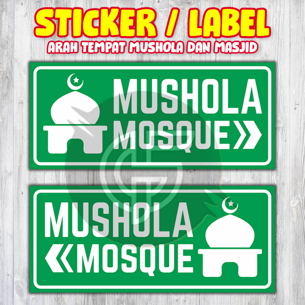 

STICKER PENANDA ARAH TEMPAT MUSHOLA | STIKER TEMPAT MUSHOLA | STIKER MUSHOLA DAN MASJID