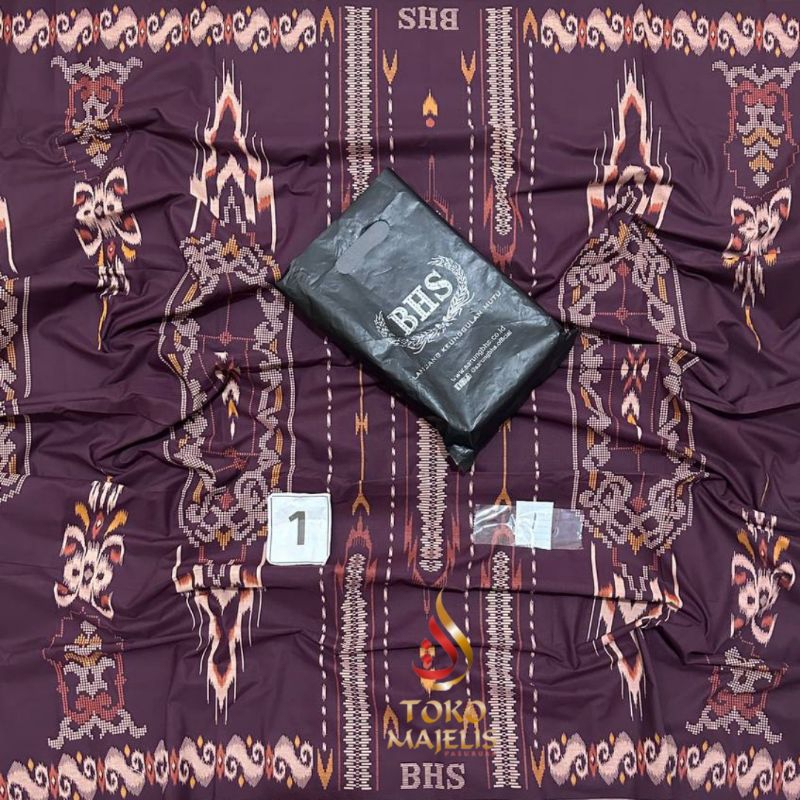 SARUNG BHS DONGGALA SONGKET AFKIR ORIGINAL (KEMASAN PLASTIK) TM