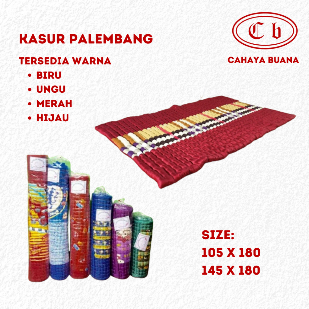 KASUR LANTAI PALEMBANG UK 100 X 180 CM & 140 X 180 CM