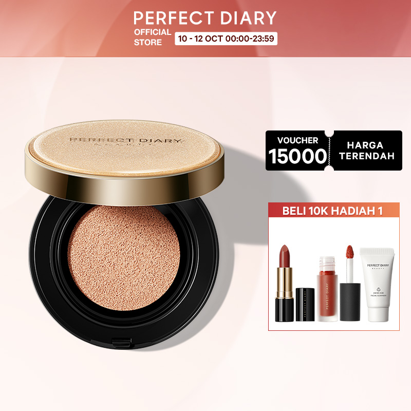 Perfect Diary Longlasting Radiance Skin Perfecting Cushion Foundation [GET ONE FREE REFILL]