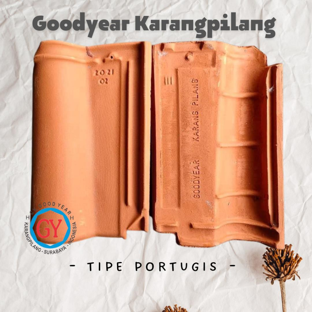Genteng Karangpilang Goodyear Type Portugis