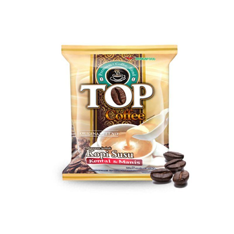 

Top Kopi Susu Kental Manis 30gr x 12Sachet