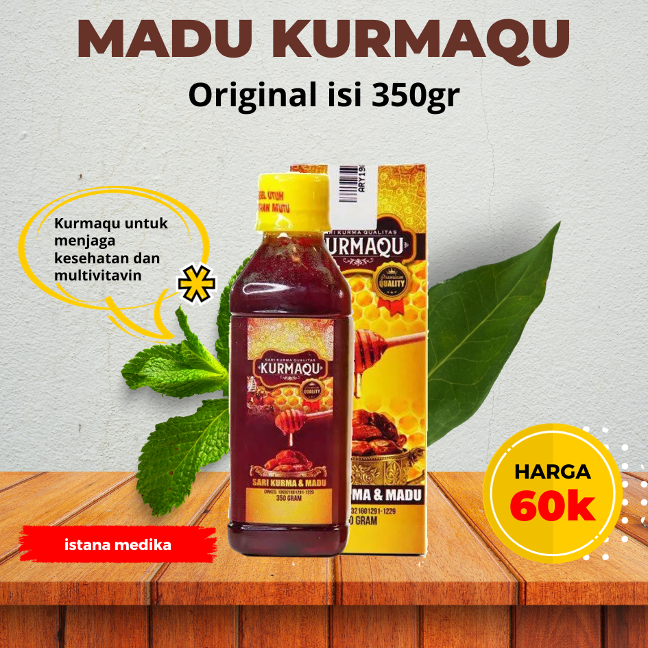 

Madu Kurmaqu Sari Kurma Asli Original Isi 350gr Madu Untuk Kesehatan Tubuh