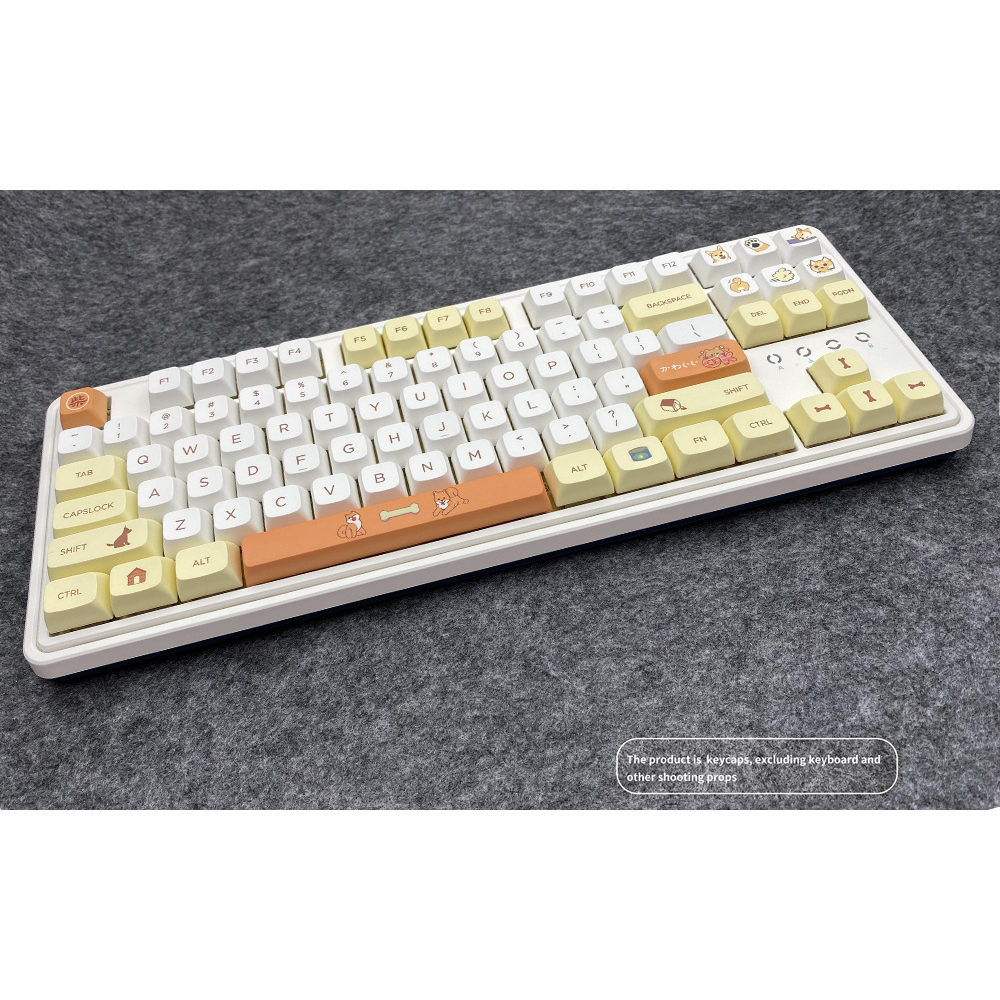 Zifriend Corgi Shiba Keycaps PBT Dye-sublimated XDA Height 139 Keys Customized Mechanical Keyboard Keycaps