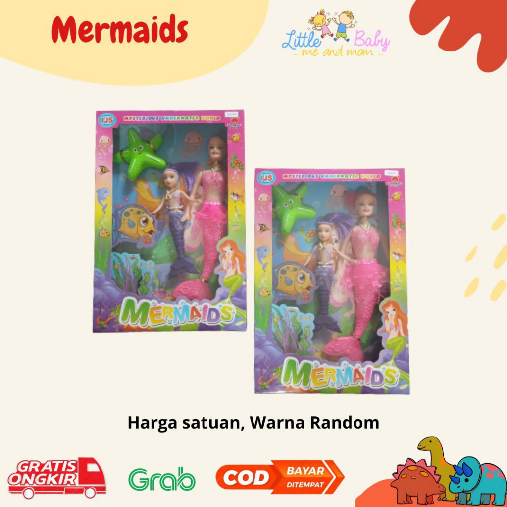 Mainan Barbie Boneka Mermaid Mainan Boneka Duyung