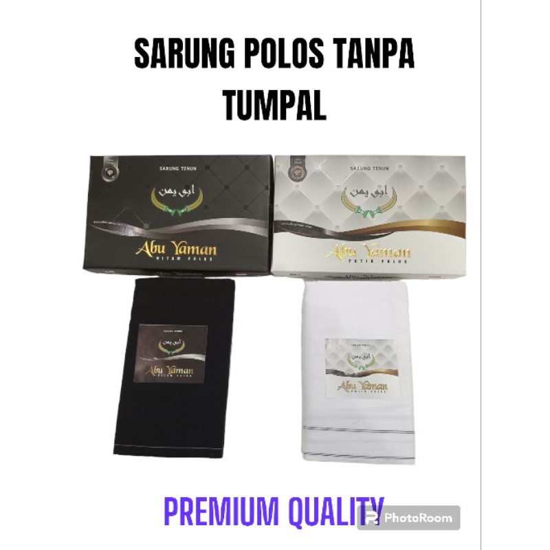 sarung polos hitam putih abu yaman