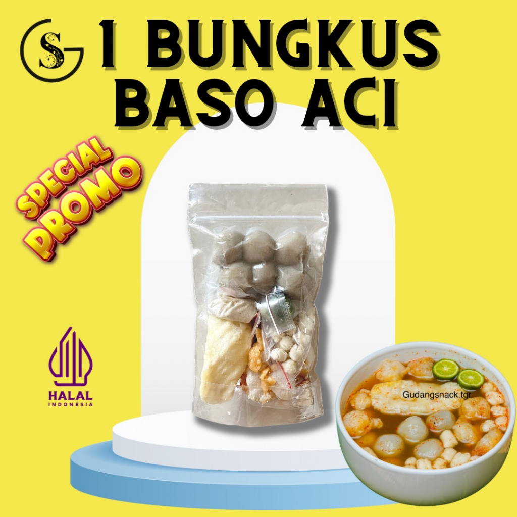 

BASO ACI SPESIAL GUDANGSNACK 1PCS asin food Instan Pedas Makanan