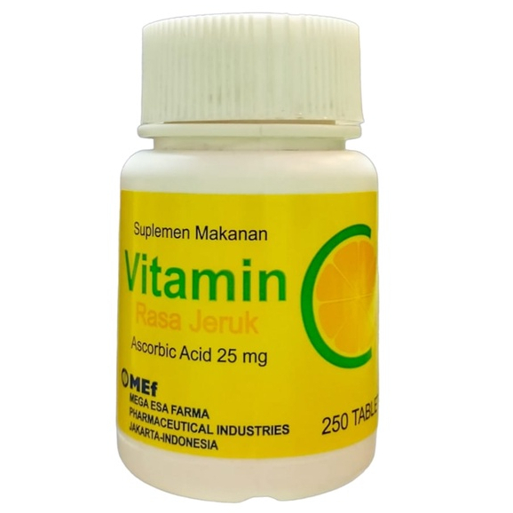 Vitamin C 25mg 250's Tablet Mef