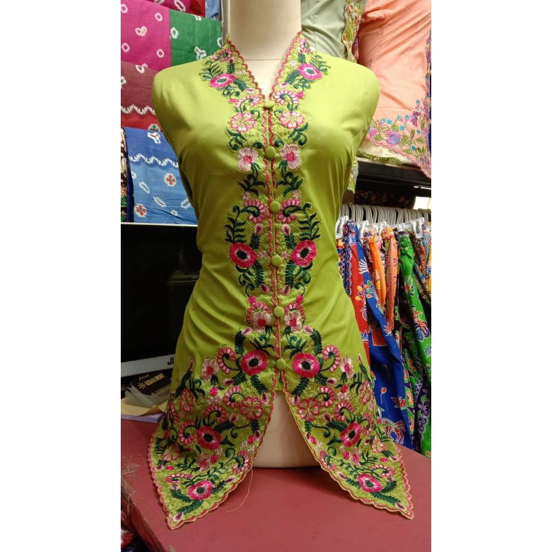 Kebaya Encim Motif Bunga~Encim Kondangan Jumbo~Kebaya Seragam