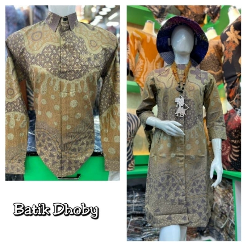 Batik cauple Doby laseman bahan doby timbul lasem