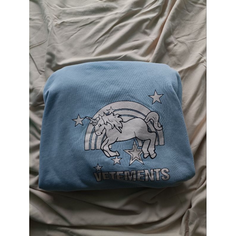 vetements unicorn hoodie