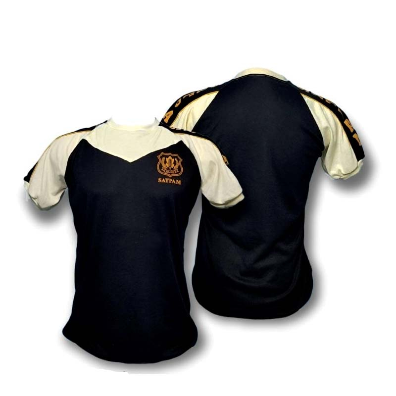 KAOS SATPAM SECURITY TERBARU//KAOS SATPAM KOMBINASI WARNA//KAOS SECURITY VAVING CREAM TERBARU