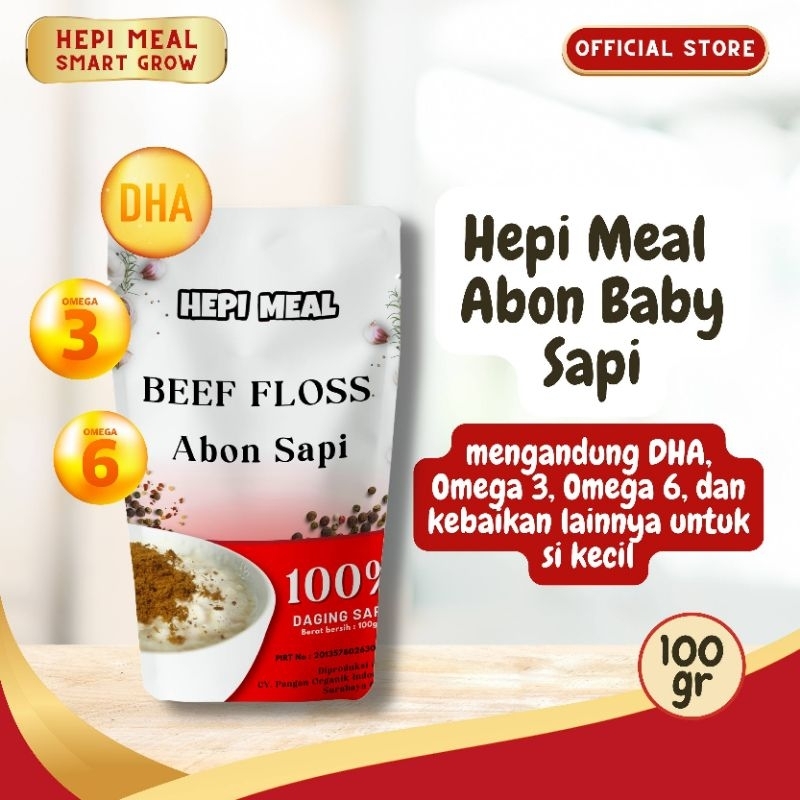 

Abon Bayi Lembut 8+ sehat bergizi hepimeal