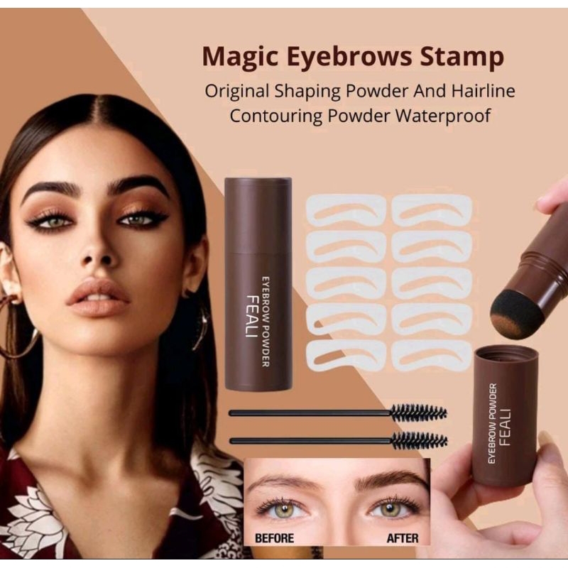 FEALI EYBROW POWDER/STAMP ALIS CETAK ALIS INSTAN