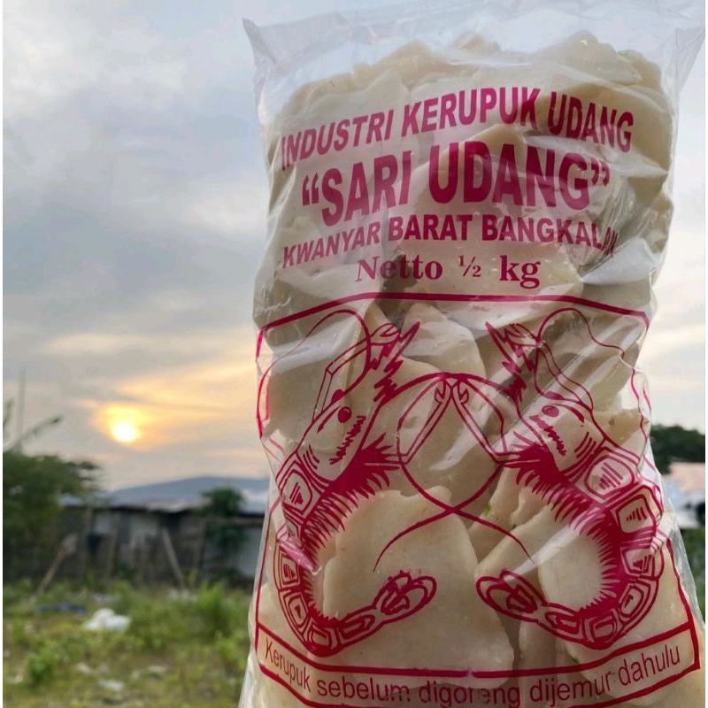 

(Sakera) Krupuk Udang Kwanyar Asli Madura Alami Organik 1kg