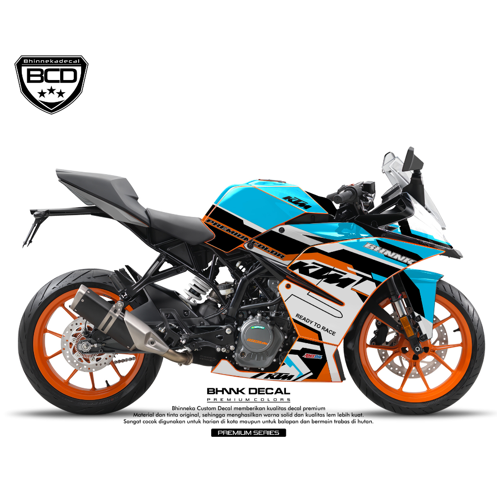 DECAL STICKER KTM RC 2021 - COSMIC DESIGN