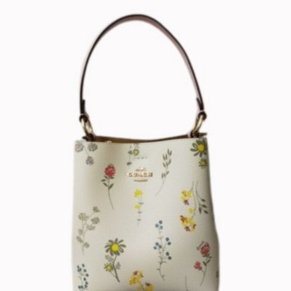 Coach C3598 Small Town Bucket Bag With Spaced Wildflower Print
