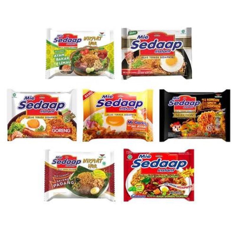 

Mie sedaap goreng 4pcs Random