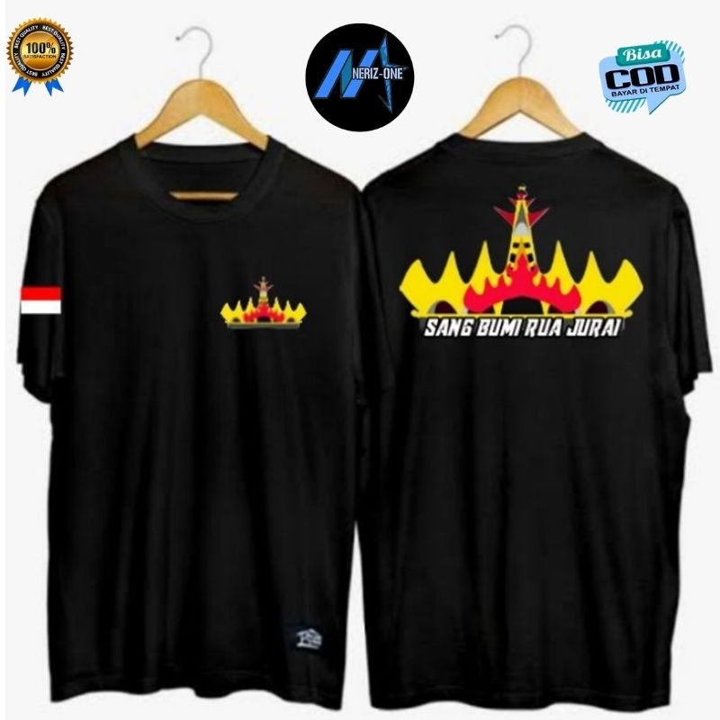 KAOS PRIA LAMPUNG SANG BUMI RUA JURAI | TSHIRT SABLON DTF PREMIUM ~ BAHAN KATUN COMBED