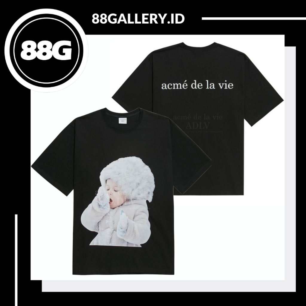 ADLV Baby Face Snow Black Tee