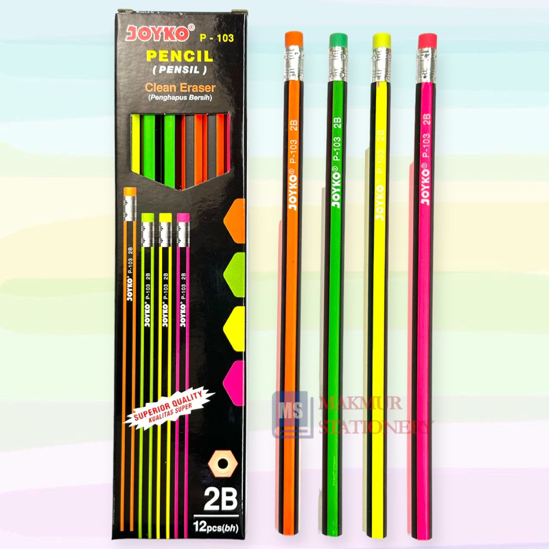 

Pensil 2B Joyko P-103 (12 Pcs)
