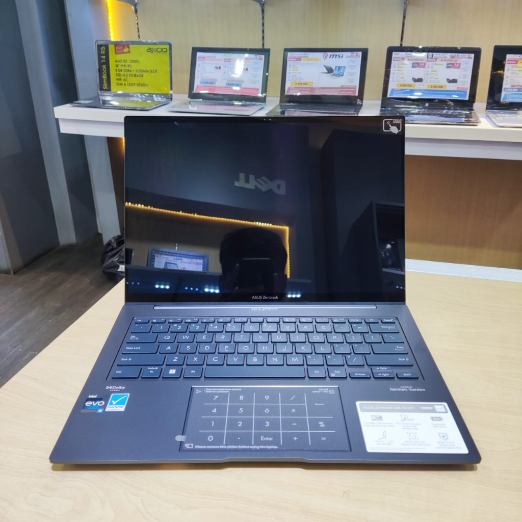 Ultrabook ASUS ZENBOOK 14X OLED Q410VA Intel Core i5 13500H 8GB 1TB SSD 120Hz Win11 Home Grey