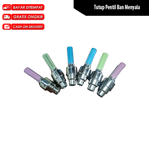 Tutup Pentil Nyala Led Semua Jenis Pentil Roda Ban, Motor, Mobil, Sepeda Isi 2 Pcs Universal Beat, M