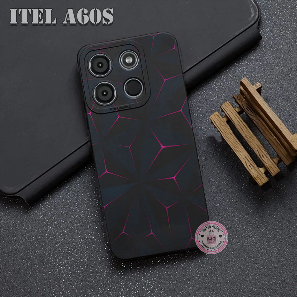 Case Procamera ITEL A60 / ITEL A60S  Silicone TPU Case Sofcase Fashion  CUTE AND KREN  Happy For Typ