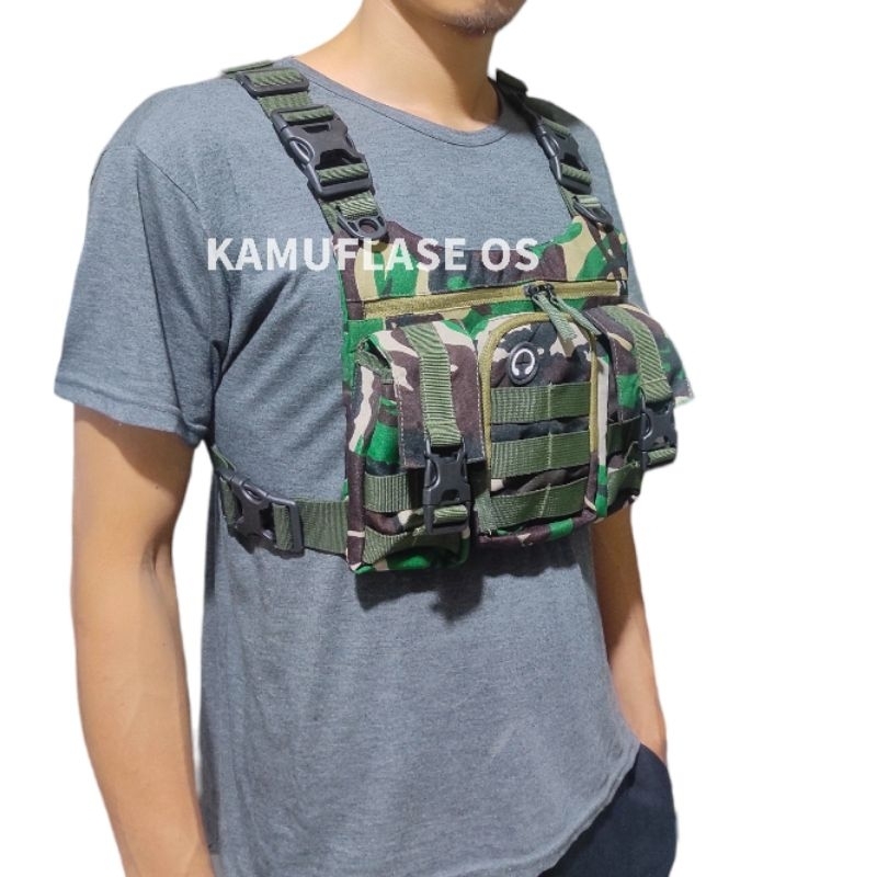 TAS DADA LORENG TNI AD MALVINAS WATERPROOF CHEST BAG ARMY MALPINAS