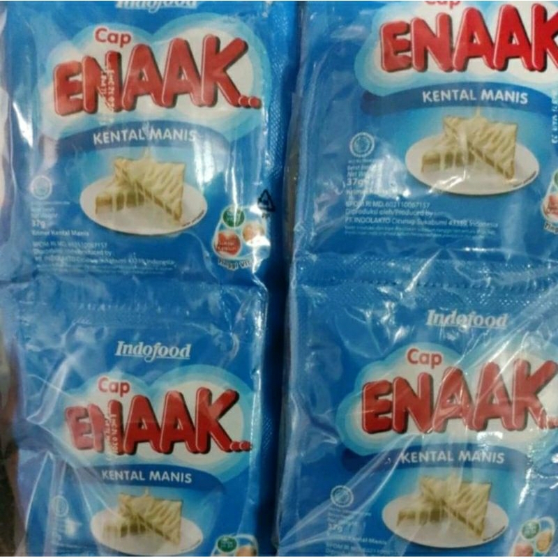 

susu kental manis cap enak isi 6 sachet/skm cap enak 1 renceng