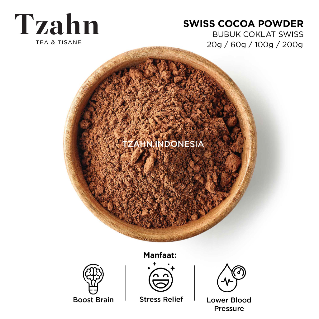 

Cokelat Bubuk / Swiss Chocolate Cocoa Powder / Bubuk Minuman Coklat - Tzahn Indonesia