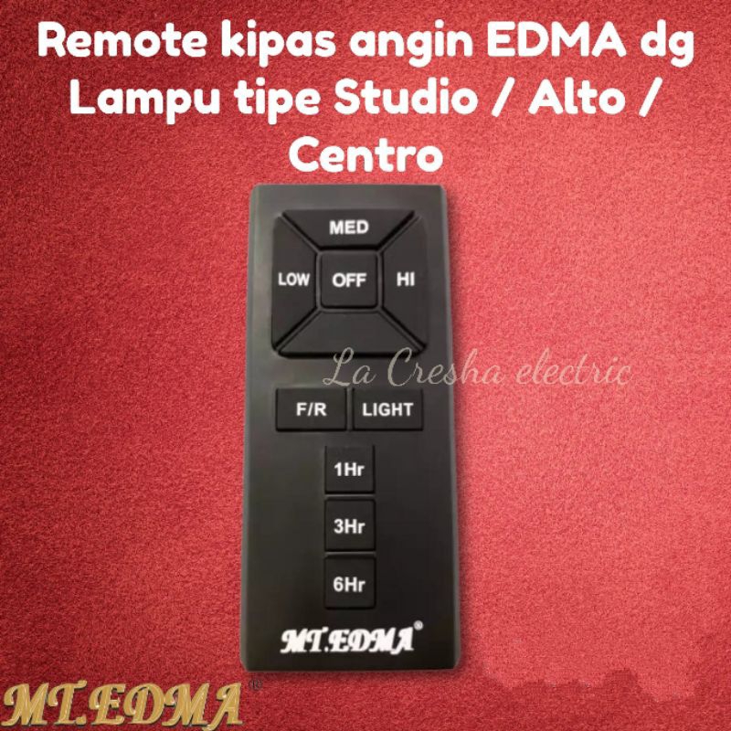 REMOTE KIPAS ANGIN MT. EDMA # STUDIO