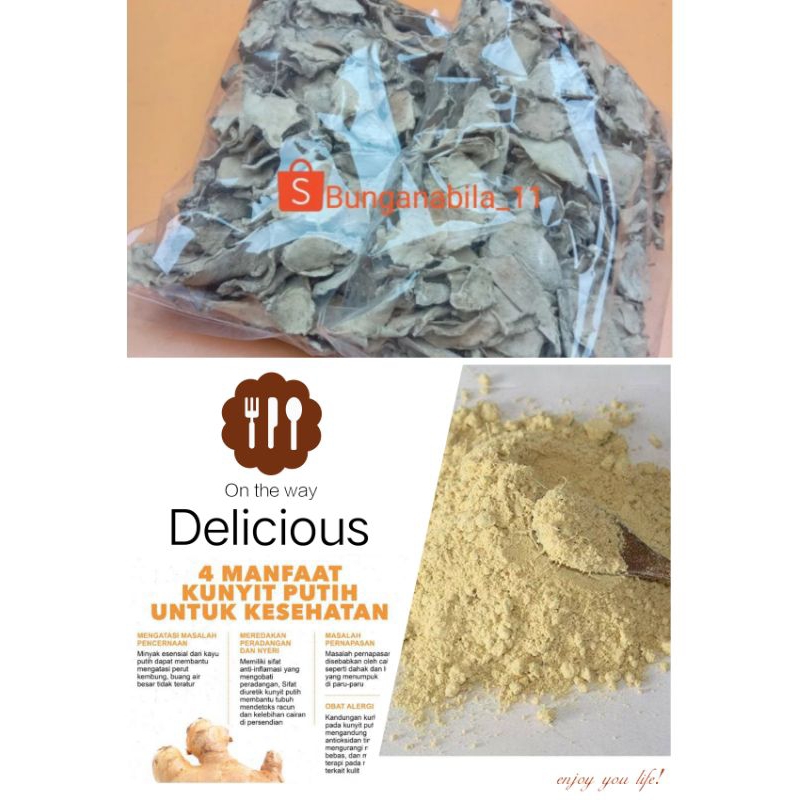 

Kunyit Putih 1kg Grade A
