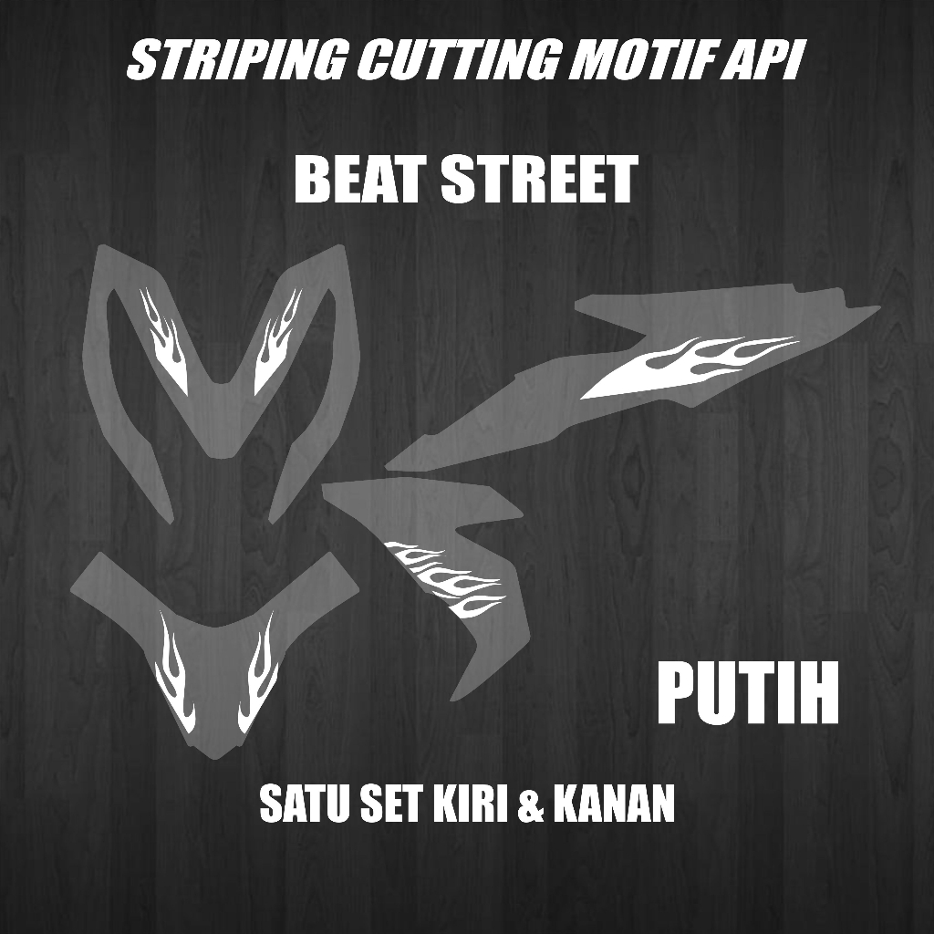 Striping Beat Street Cutting Motif Api Striping Hotwheel Style ( Beat Street )