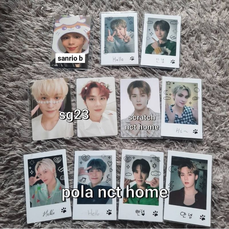 PC Polaroid NCT Home Sanrio Shotaro WayV Hendery Ten Yangyang  Kun SG23 Xiaojun Sungchan