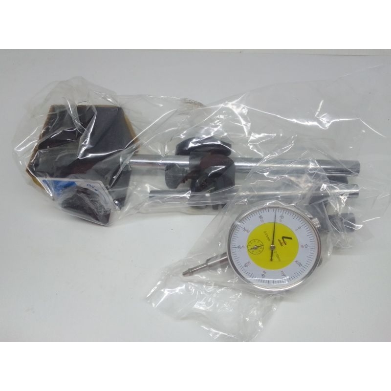 Dial Indicator Set Magnetic Base Test Stand Gauge Pitck Dudukan Dial indikator Set