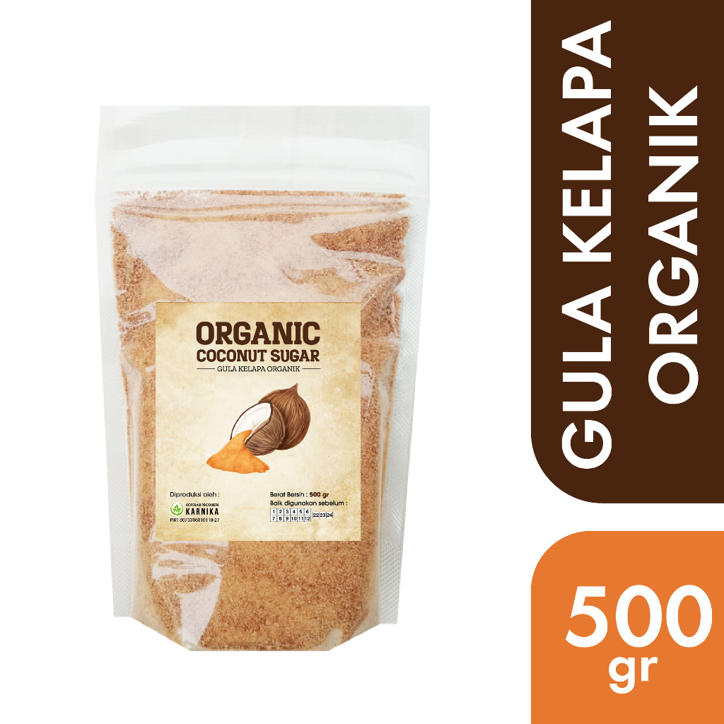 

Gula Semut Kelapa Kristal Organik Coconut Sugar Bubuk 500 gr