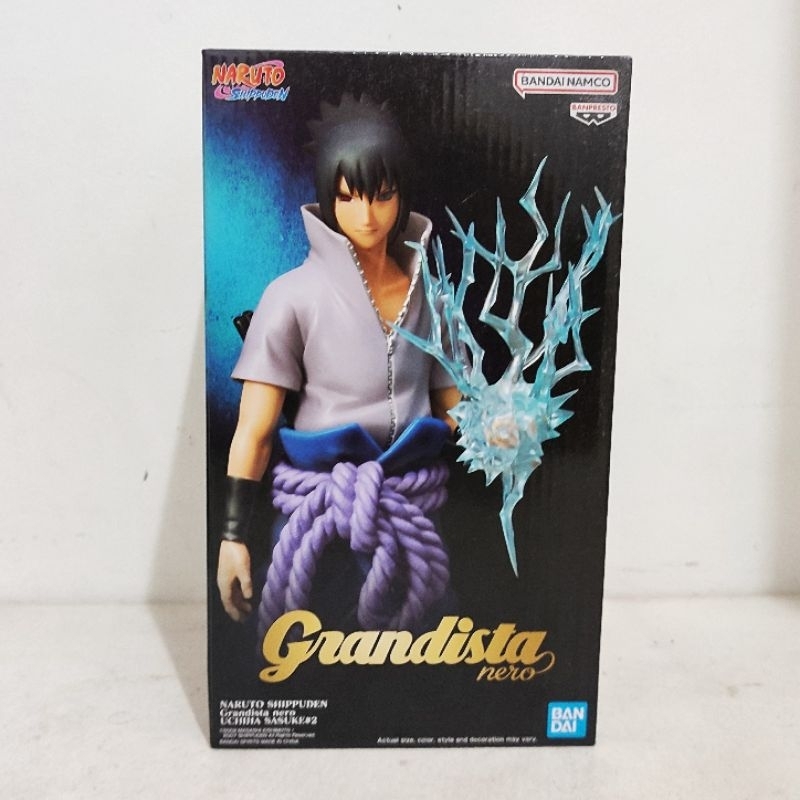Grandista Nero Sasuke Uchiha - Action Figure Anime Naruto