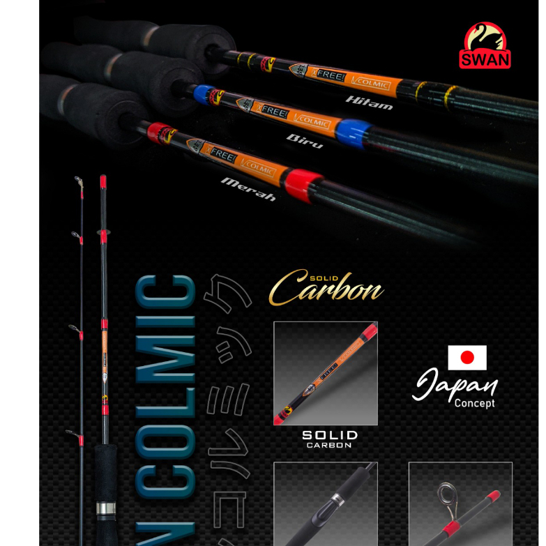 Joran Carbon Murah - Swan Colmic P. 150 cm