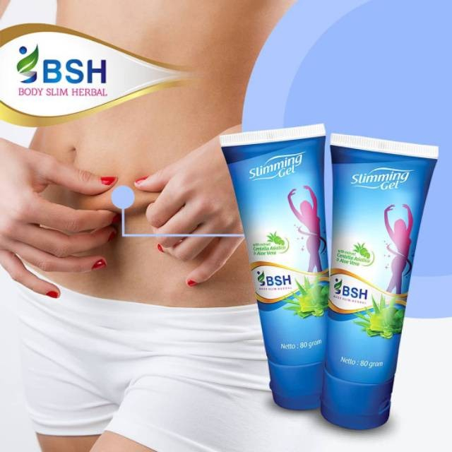 BSH Slimming Gel Body Slim Herbal 80 gram Asli BPOM Bisa COD