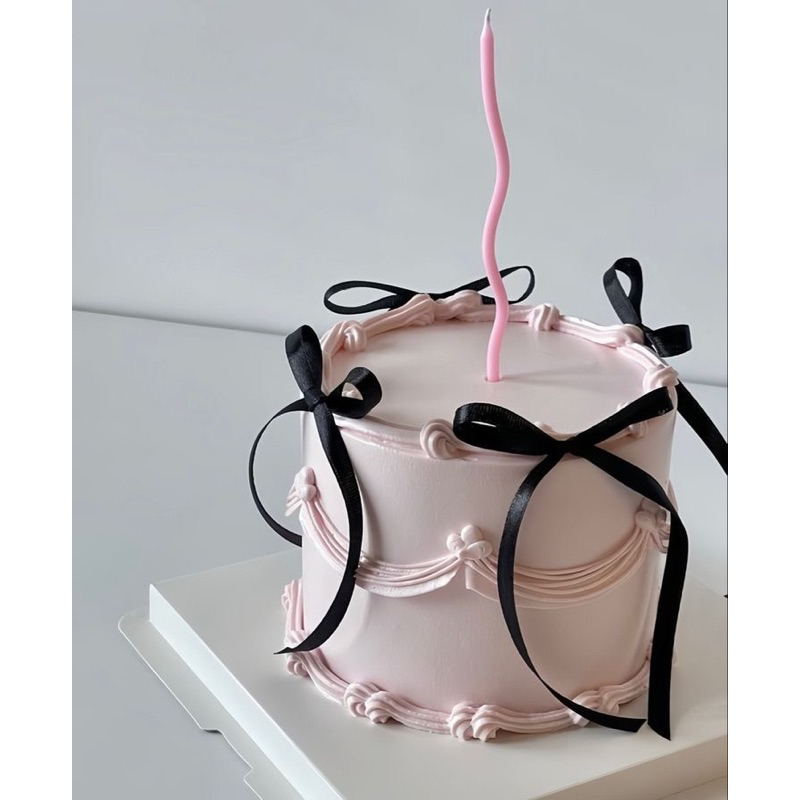 

korean ribbon cake Korean Ribbon Cake kue ulangtahun aesthetic Korea