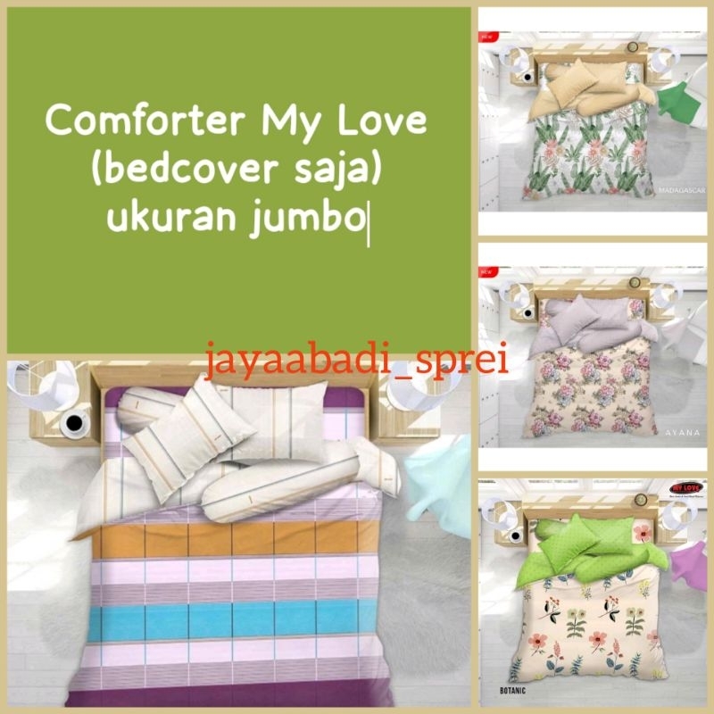 Comforter Bedcover My Love (Bedcover saja/tanpa sprei)