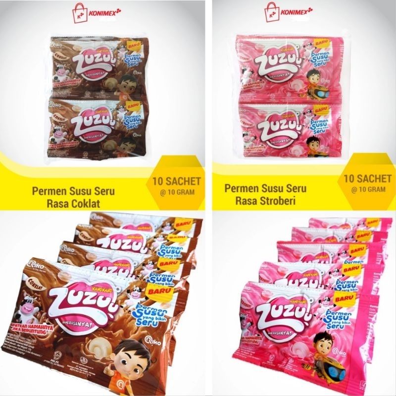 

Nano Nano Zuzuu Permen Susu Coklat Stroberi isi 10 x 10 gram Dapatkan Hadiahnya Jika Beruntung