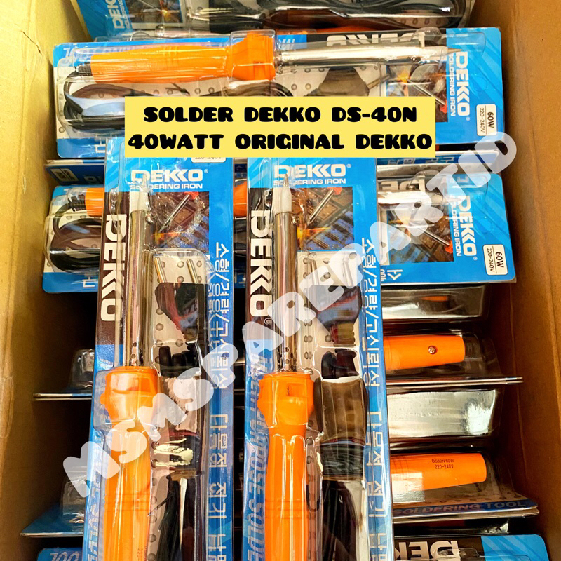 SOLDER DEKKO DS-40N 40WATT ORIGINAL DEKKO