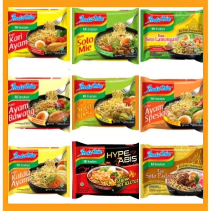 

Indomie Mie kuah All Varian