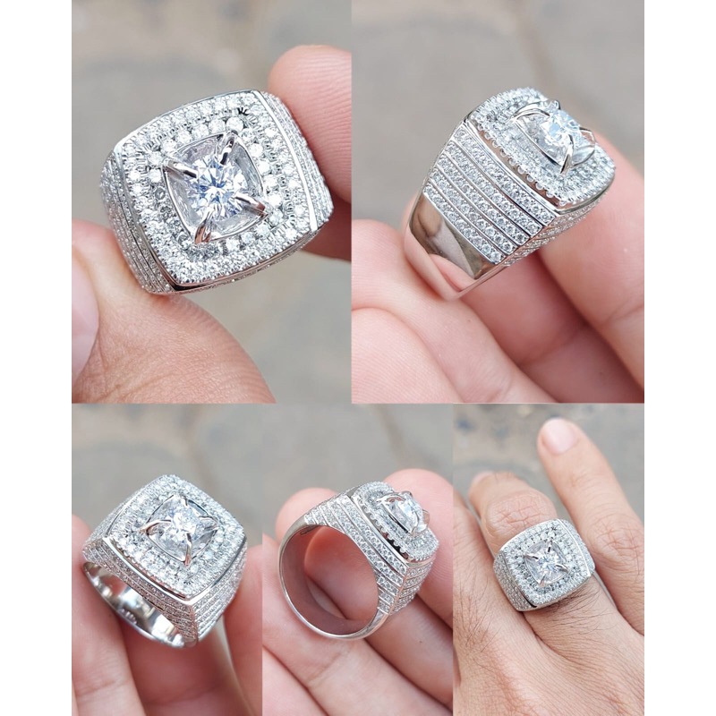 cincin berlian pria