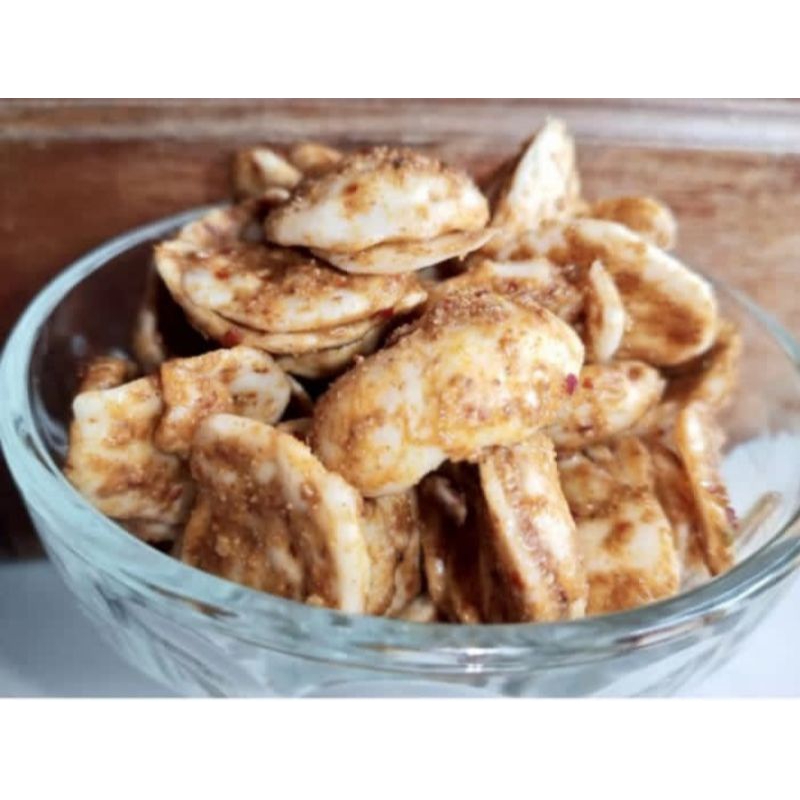 

Seblak Kering Kerupuk Kemplang Bumbu Kacang Aroma Daun Jeruk Pedas Original Berat Bersih 1Kg