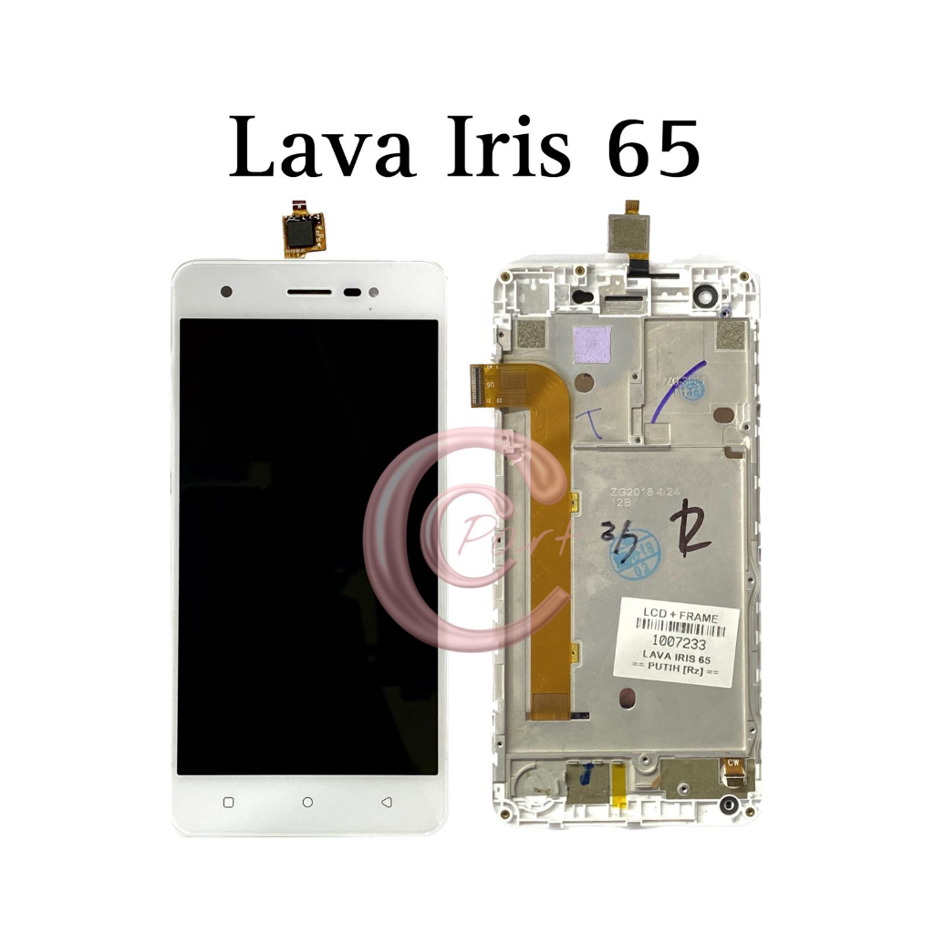 ORIGINAL OEM - LCD Touchscreen Fullset + Frame Lava Iris 65