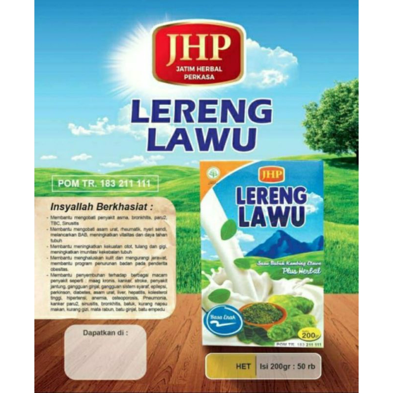 

Susu Kambing Lereng Lawu